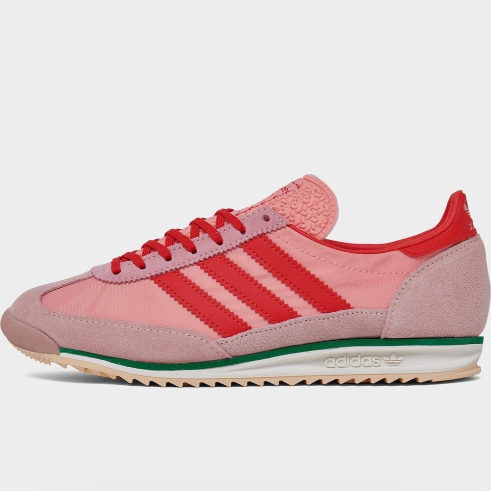 adidas Pink and Red Women's SL72 OG Sneakers